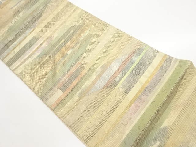 JAPANESE FUKURO OBI / PULP CLOTH / WOVEN WAVE